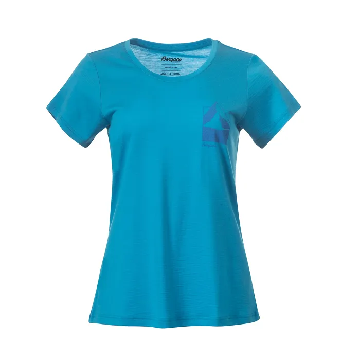 картинка Bergans футболка Rabot Mount Wool Tee W's от интернет-магазина Тибет