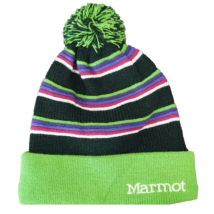 картинка Marmot шапка Stripey Pom Hat W's от интернет-магазина Тибет