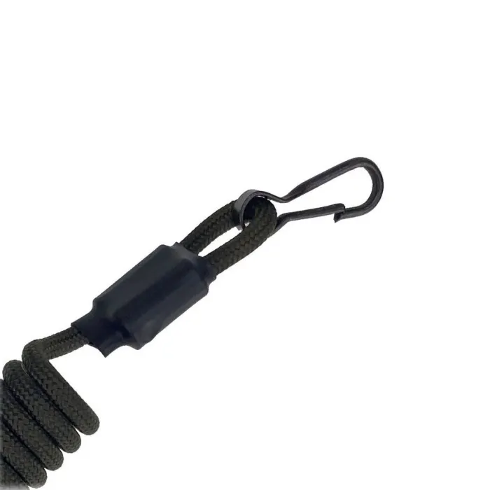 картинка Cord страховочный тренчик из паракорда с карабином black от интернет-магазина Тибет