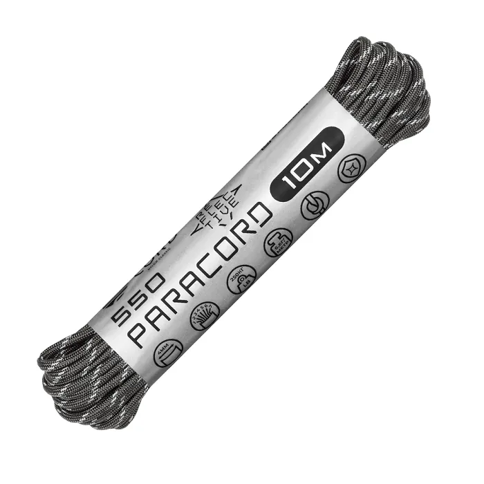 картинка Cord паракорд 550 nylon 10м световозвращающий graphite от интернет-магазина Тибет