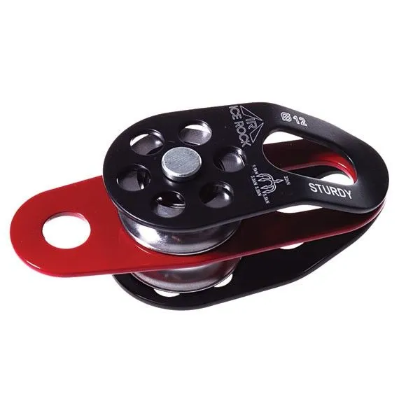 картинка Ice Rock блок-ролик двойной стальной с подшипником Sturdy нерж. от интернет-магазина Тибет