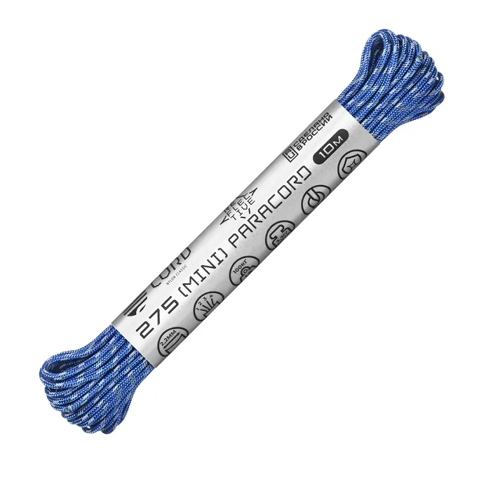 картинка Cord паракорд 275 nylon 10м световозвращающий ultramarine blue от интернет-магазина Тибет