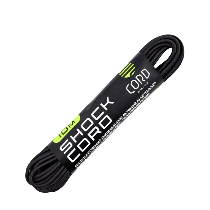 картинка Cord резинка Elastic Shock 10м black от интернет-магазина Тибет