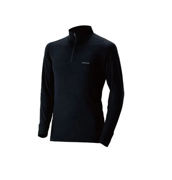 картинка MontBell термобелье верх Super Merino Wool M.W. High Neck от интернет-магазина Тибет