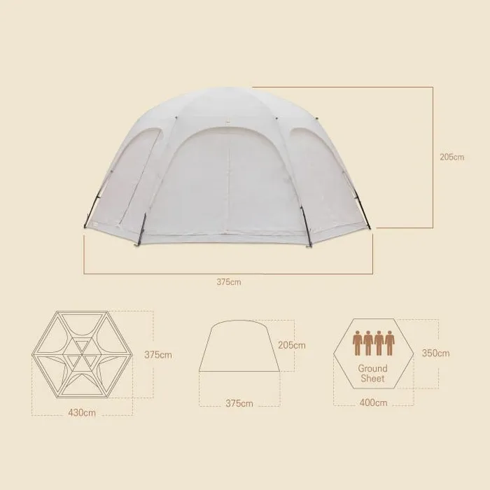 картинка Kovea палатка Eburnean Merry  от интернет-магазина Тибет