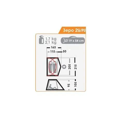 картинка Normal палатка Зеро 2 Si/PU от интернет-магазина Тибет