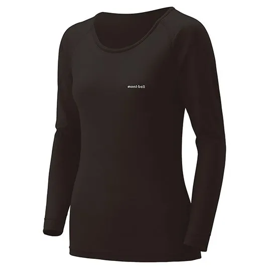картинка MontBell термобелье верх SPMW L.W. Round Neck Shirt W's от интернет-магазина Тибет