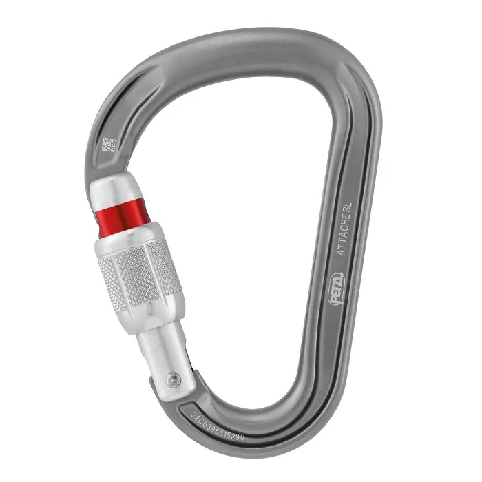 картинка Petzl карабин Attache Gray 2024 от интернет-магазина Тибет