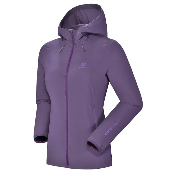 картинка Kailas куртка ветрозащитная Hooded Windproof W's KG2116607 от интернет-магазина Тибет