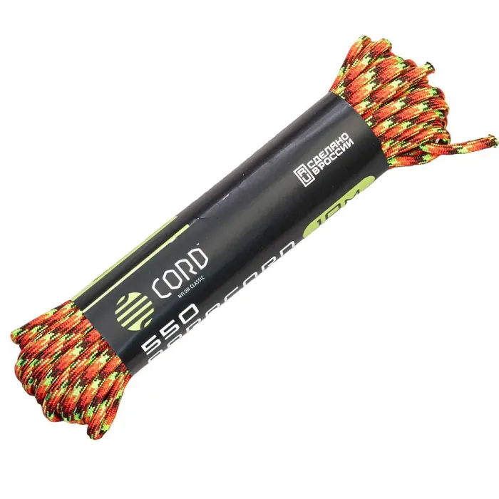 картинка Cord паракорд 550 nylon 10м fireball от интернет-магазина Тибет