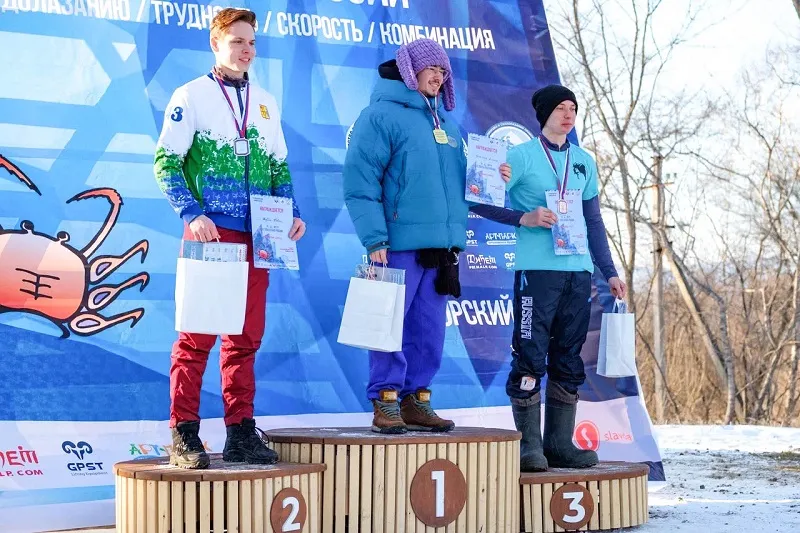 Победители II этапа кубка России по ледолазанию - мужская группа