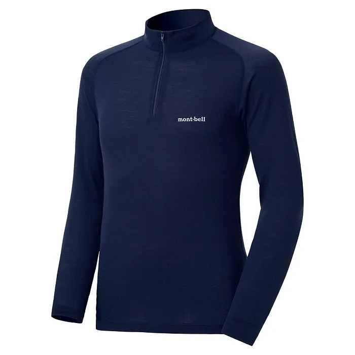 картинка MontBell термобелье верх Super Merino Wool M.W. High Neck от интернет-магазина Тибет