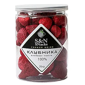 Здоровая Еда Клубника сублимированная целая 35 г