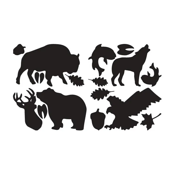 картинка Gear Aid комплект заплаток Tenacious Tape - Gear Patches Wild Life от интернет-магазина Тибет