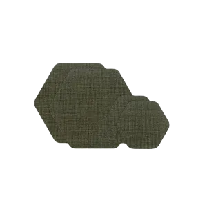 Gear Aid комплект заплаток Tenacious Tape - Repair Patches Hex OD Green