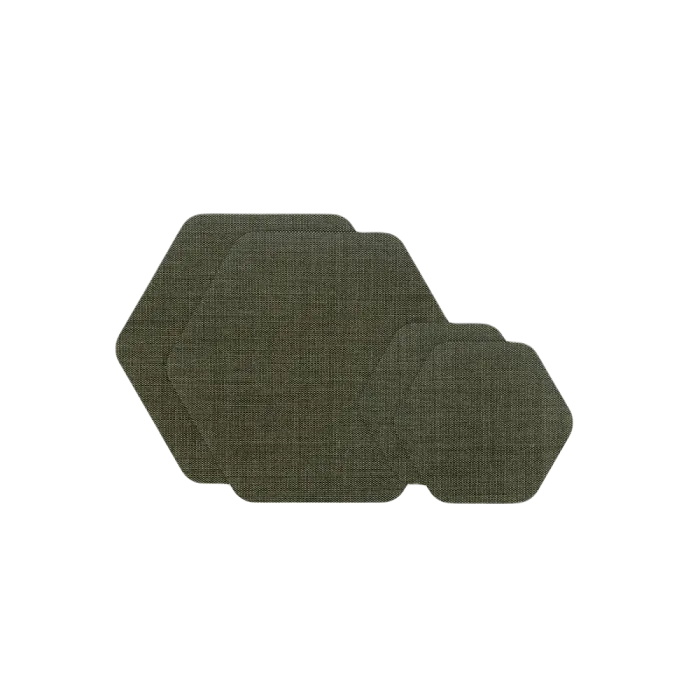картинка Gear Aid комплект заплаток Tenacious Tape - Repair Patches Hex OD Green от интернет-магазина Тибет