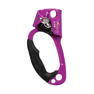 Вертикаль зажим Жумар левый в корпусе LUX фиолетовый