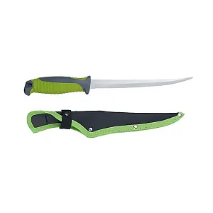 Huntlandia нож Fillet Green+Gray, клинок 20,2см