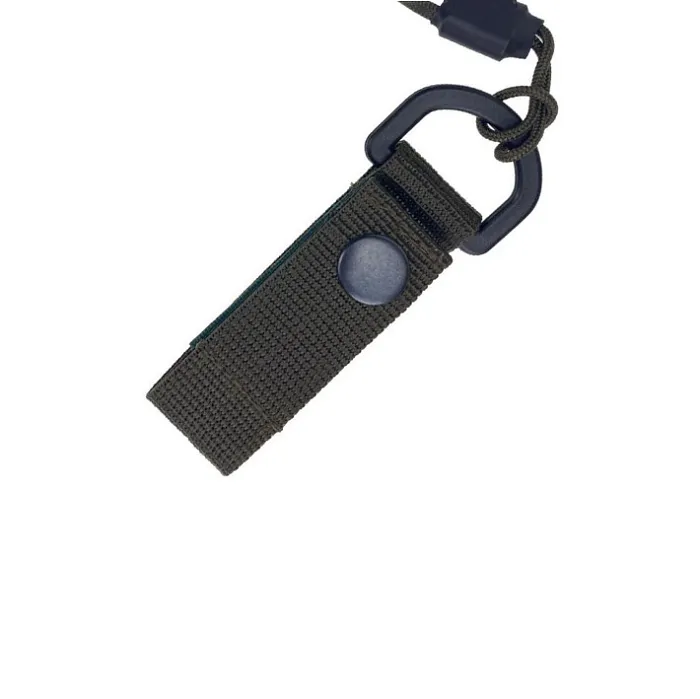 картинка Cord страховочный тренчик из паракорда с креплением на ремень и карабином neon orange от интернет-магазина Тибет