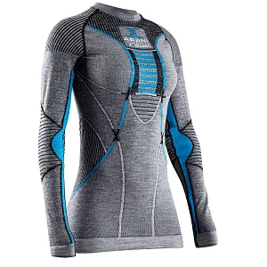 X-Bionic термобелье верх Apani 4.0 Merino Shirt Round Neck LG SL Wmn