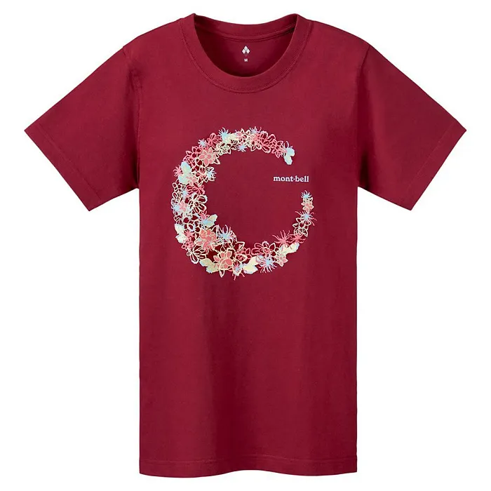 картинка MontBell футболка PS Cotton T W's Frost Flower от интернет-магазина Тибет