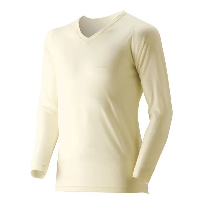 картинка MontBell термобелье верх SPMW LW V-Neck Shirt от интернет-магазина Тибет