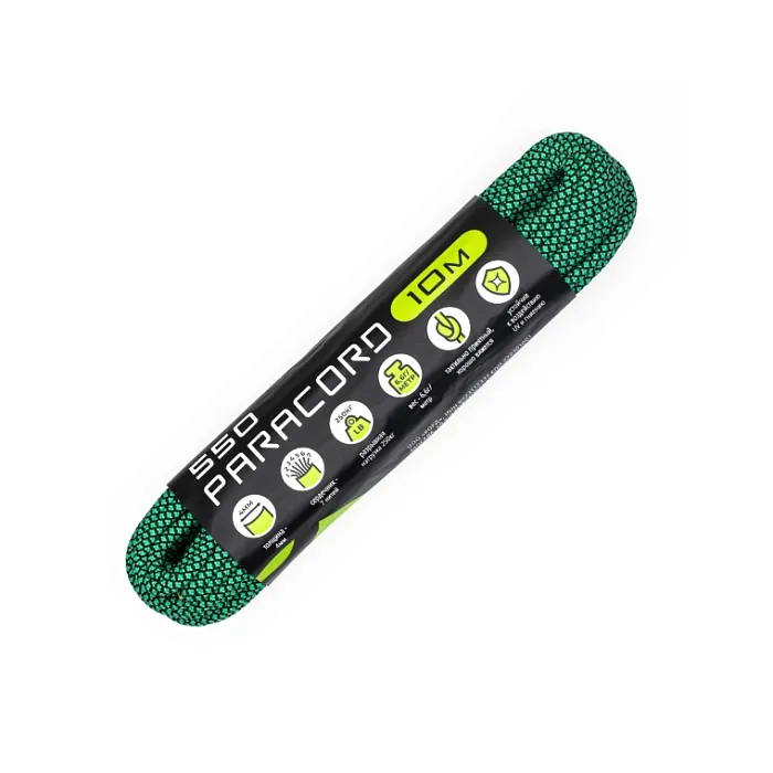 картинка Cord паракорд 550 nylon 10м emerald snake от интернет-магазина Тибет