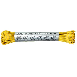 Cord паракорд 275 nylon 10м световозвращающий gold
