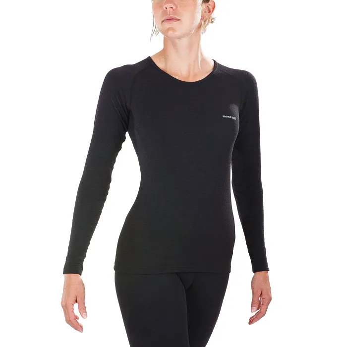 картинка MontBell термобелье верх Z-L MW Round Neck Shirt W's от интернет-магазина Тибет