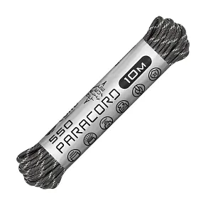 Cord паракорд 550 nylon 10м световозвращающий graphite
