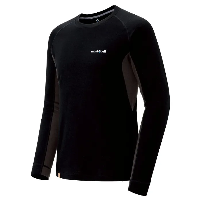 картинка MontBell термобелье верх Merino Wool Plus Action Long Sleeve T от интернет-магазина Тибет