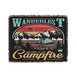 AllRight-Bro плед Camp Fire - Wanderlust (horizontal) 130x180