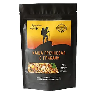 Здоровая Еда Каша гречневая с грибами 70 г