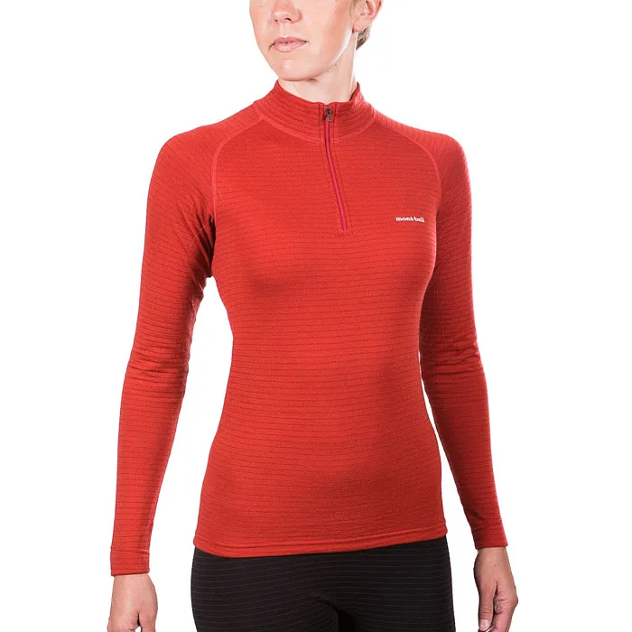 картинка MontBell термобелье верх W's Super Merino Wool Zip Exp. от интернет-магазина Тибет