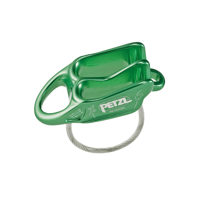 картинка Petzl страховочное устройство Reverso зеленое от интернет-магазина Тибет