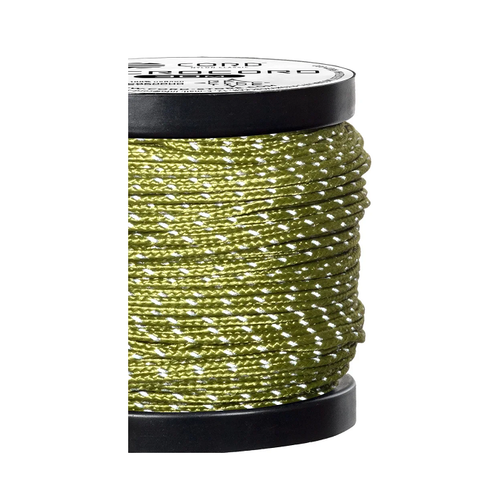 картинка Cord микрокорд катушка 10м светоотражающий moss от интернет-магазина Тибет