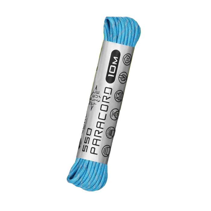 картинка Cord паракорд 550 nylon 10м световозвращающий carolina blue от интернет-магазина Тибет