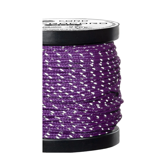 картинка Cord микрокорд катушка 10м светоотражающий purple от интернет-магазина Тибет