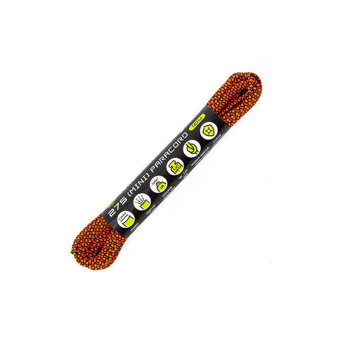 картинка Cord паракорд 275 nylon 10м neon orange snake от интернет-магазина Тибет