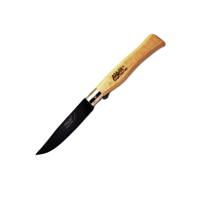 MAM нож Hunter 2064 клинок цвет черный, ручка бубинга, нерж + титан.png