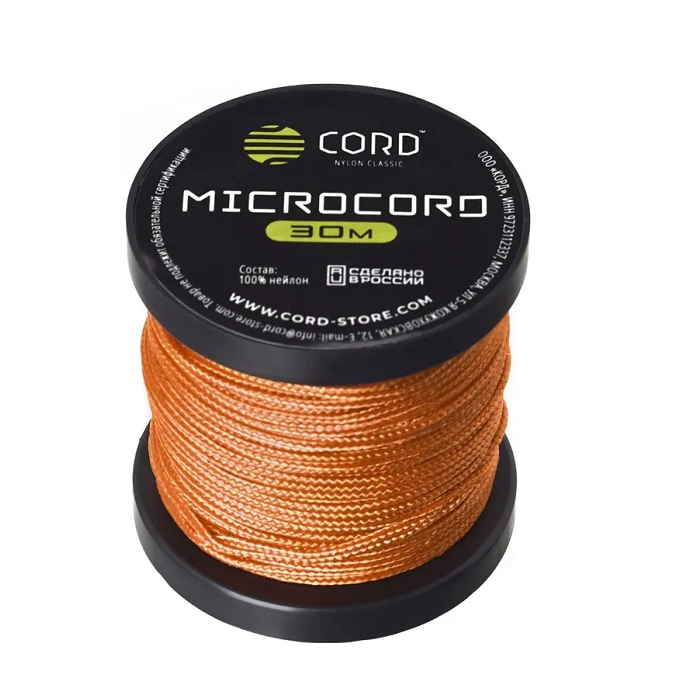 картинка Cord микрокорд катушка 30м orange от интернет-магазина Тибет