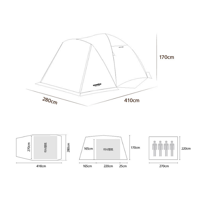 картинка Snow Line палатка кемпинговая Astra Dome Tent от интернет-магазина Тибет