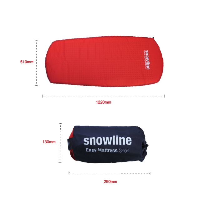 картинка Snow Line коврик самонадувающийся Easy Air Mattress Short от интернет-магазина Тибет