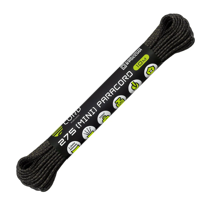 картинка Cord паракорд 275 nylon 10м black snake от интернет-магазина Тибет