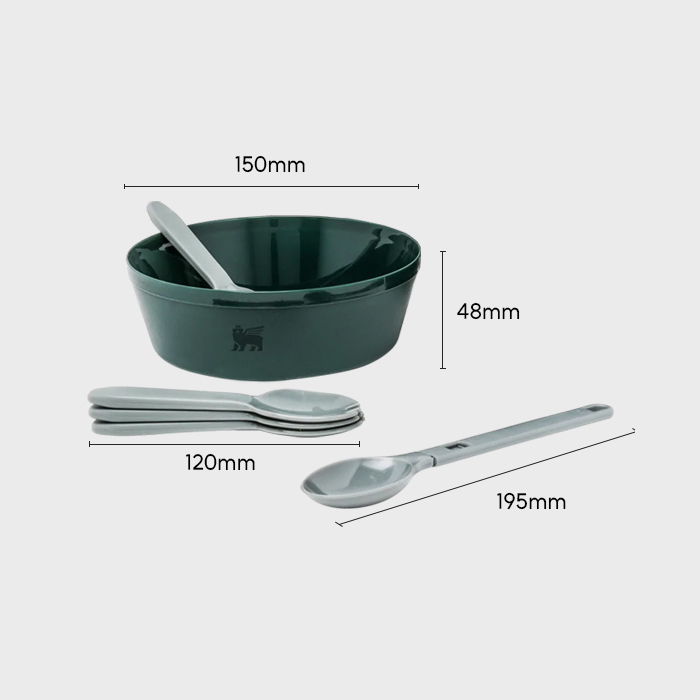 картинка Stanley набор посуды Adventure Stainless Steel Cook Set For Four 2,5л от интернет-магазина Тибет