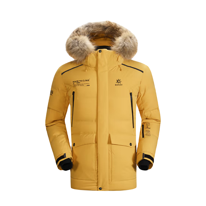 картинка Kailas куртка пуховая LT 0 Fur Collar Goose Down Unisex от интернет-магазина Тибет