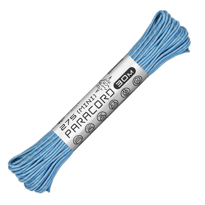картинка Cord паракорд 275 nylon 30м световозвращающий carolina blue от интернет-магазина Тибет