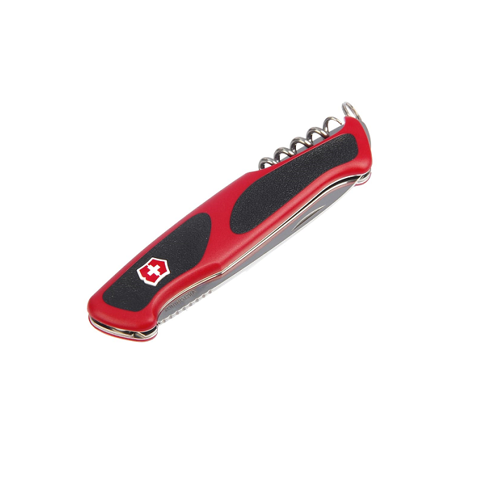 картинка Victorinox нож RangerGrip 55 красный/черный 12 функций 0.9563.C  от интернет-магазина Тибет