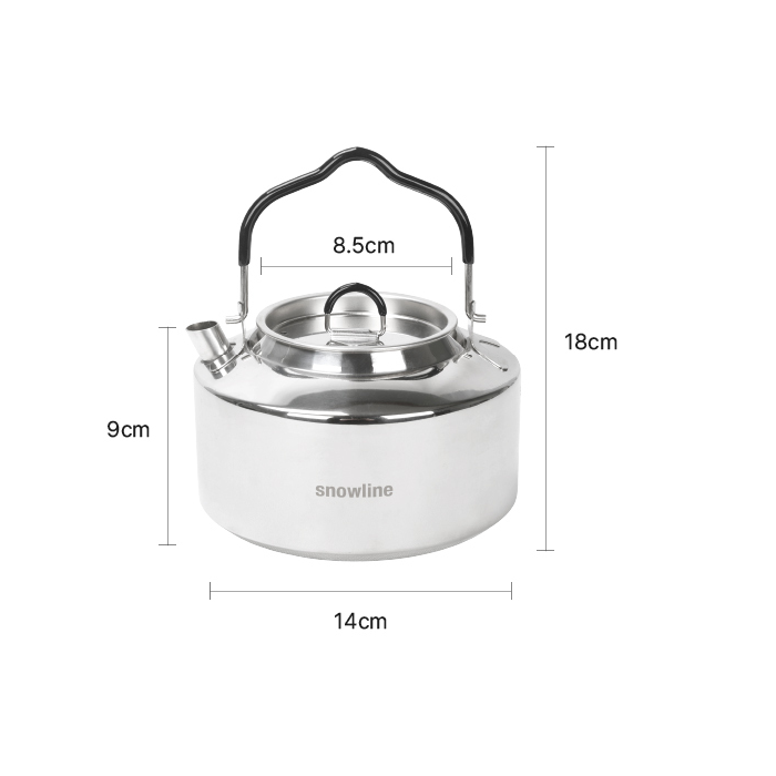 картинка Snow Line чайник Stainless Kettle 1,2л от интернет-магазина Тибет