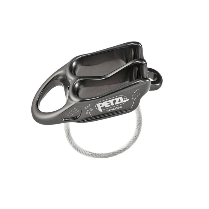 картинка Petzl страховочное устройство Reverso серое от интернет-магазина Тибет